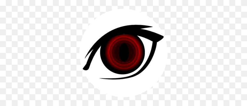 300x300 Vampire Anime Eye Clip Art - Anime Eyes PNG