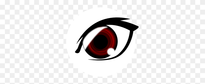 297x285 Vampire Anime Eye Clip Art - Cartoon Eyes Clipart
