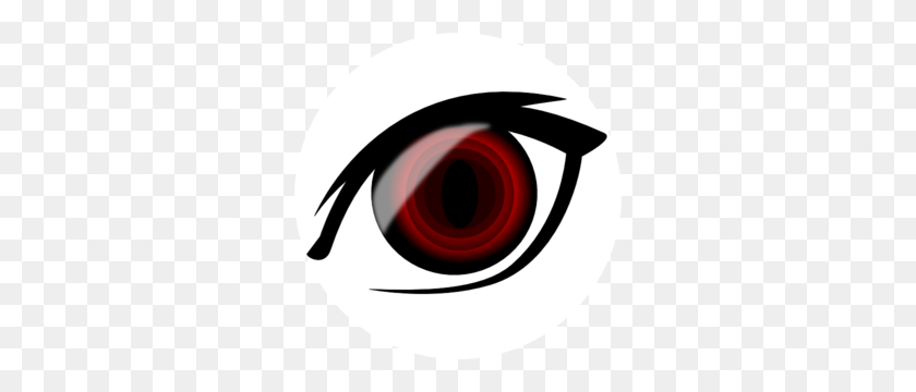 300x300 Vampire Anime Eye Clip Art - Eyes Looking Up Clipart
