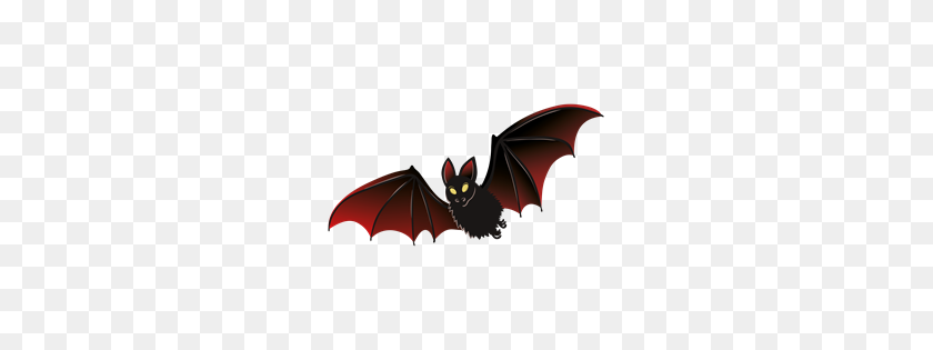 255x255 Vampire Clipart Little Bat - Vampire Bat Clipart