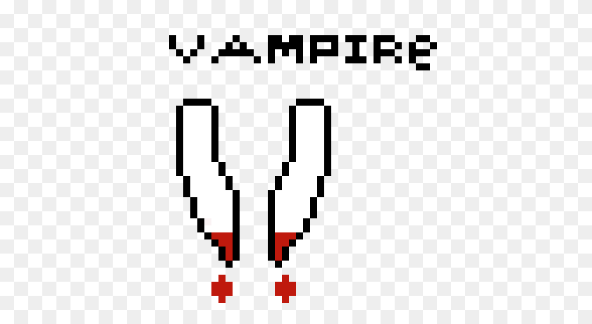 400x400 Dientes De Vampiro Pixel Art Maker - Dientes De Vampiro Png