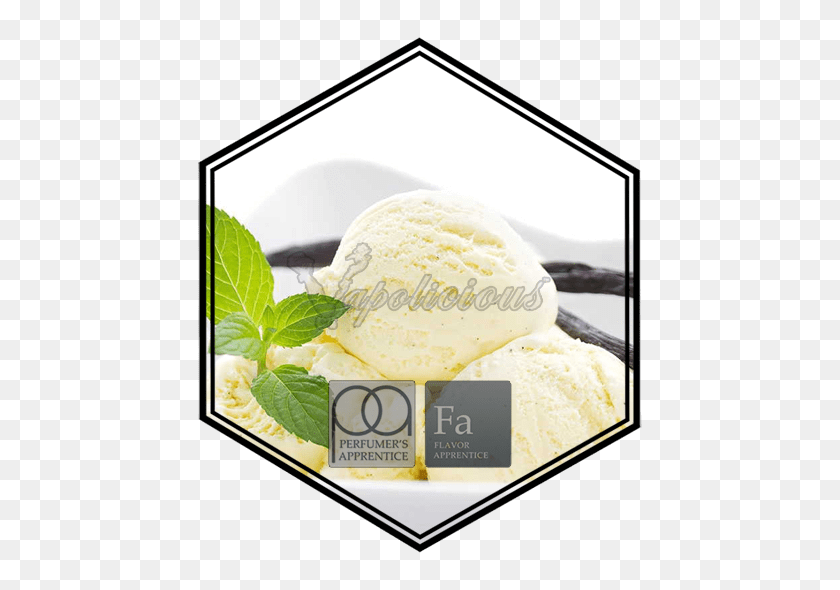 530x530 Vanilla Bean Gelato Flavor - Vanilla Ice Cream PNG