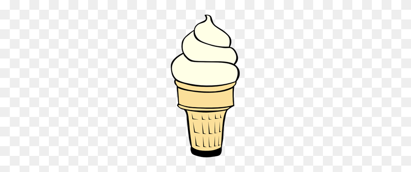 141x293 Vanilla Soft Serve Ice Cream Cone Png Clip Arts For Web - Vanilla PNG