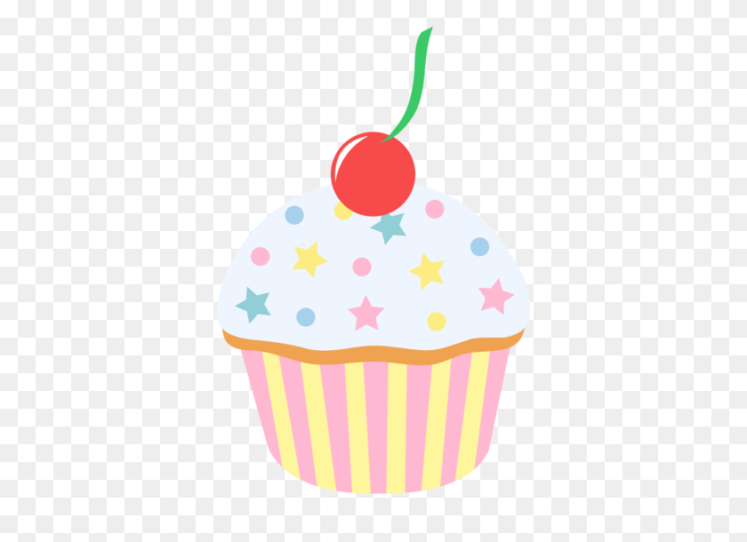 352x550 Vanilla Sprinkled Cupcake With Cherry Stone Painting Cupcakes - Vanilla Bean Clip Art