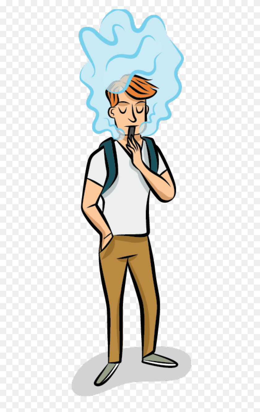 768x1272 Vaping And Juuling A Trend On Fire - Vaping Clipart