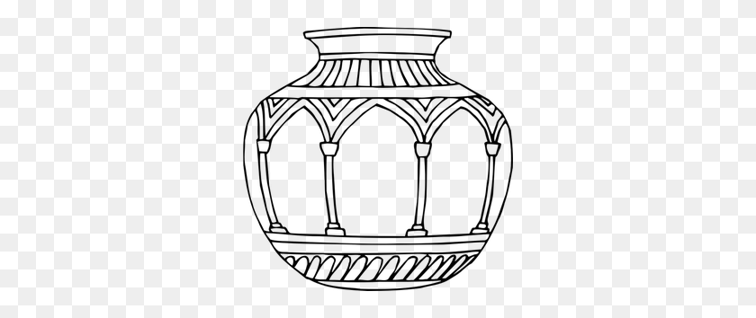 300x294 Vase Clip Art Images - Urn Clipart