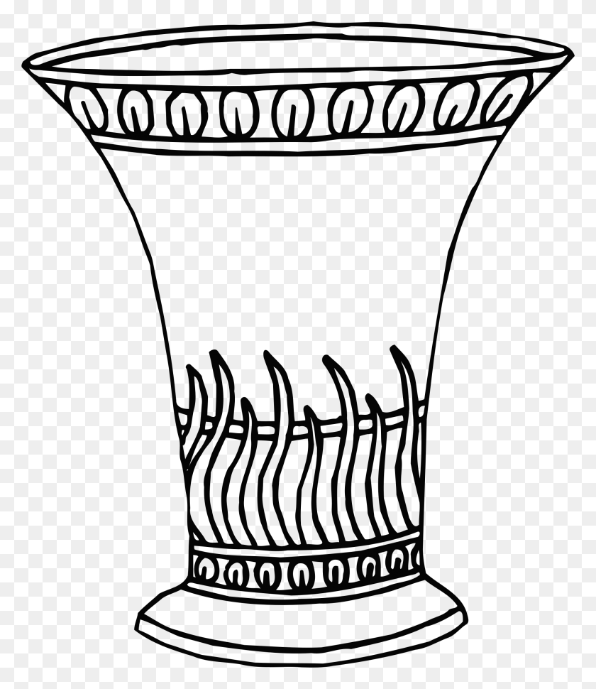 2037x2377 Vase Clipart Line Drawing - Vase Clipart