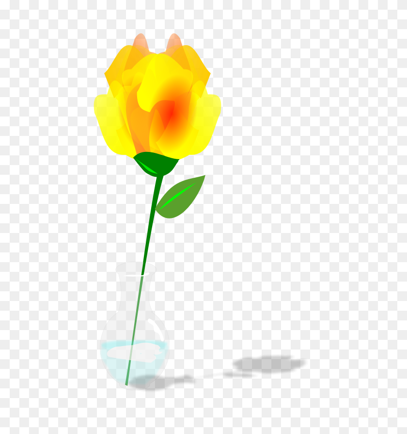 626x834 Vase Clipart Lotus Flower - Flowers In Vase Clipart
