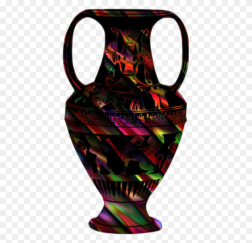 419x750 Vase Drawing Ceramic Glass Painting - Undershirt Clipart