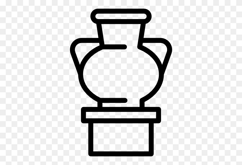 512x512 Vase Icon - Vase Clipart Black And White