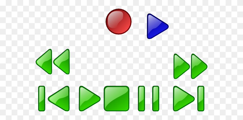 594x356 Vcr Dvd Player Buttons Clip Art Free Vector - April Clipart Free