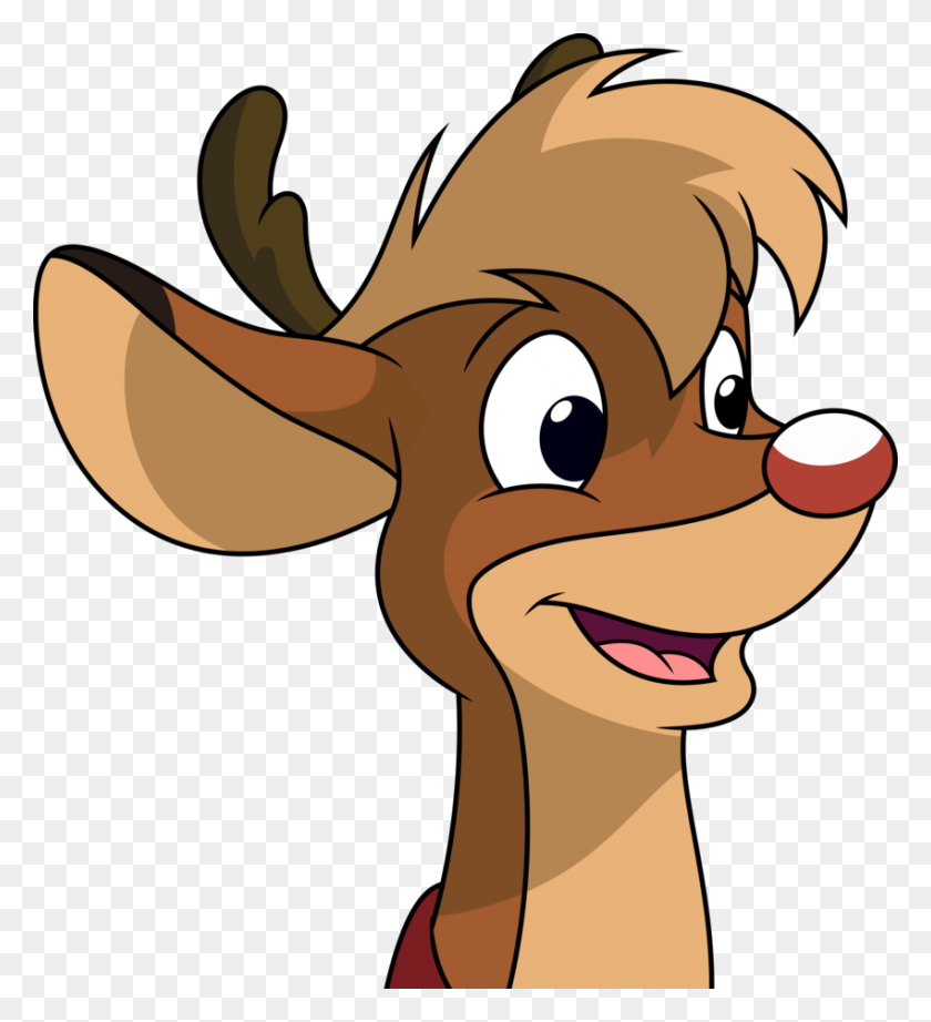 850x940 Vector - Rudolph Png