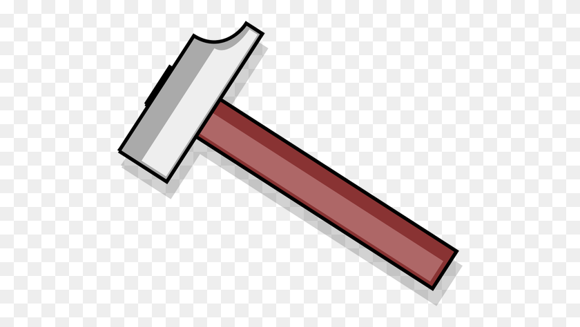 500x414 Vector Clip Art Of Cartoon Drawing Of A Hammer - Jackhammer Clipart