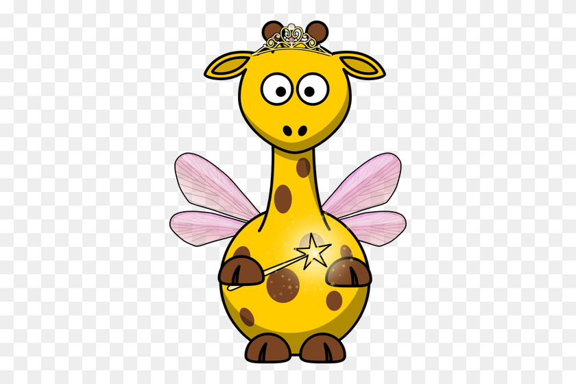 346x500 Vector Clip Art Of Fairy Giraffe - Fairy Lights Clipart