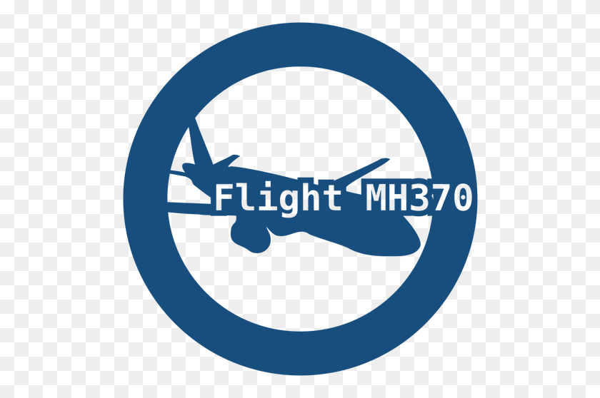 500x498 Vector Clip Art Of Graphic For The Missing Malaysian Airlines - Plane Ticket Clipart