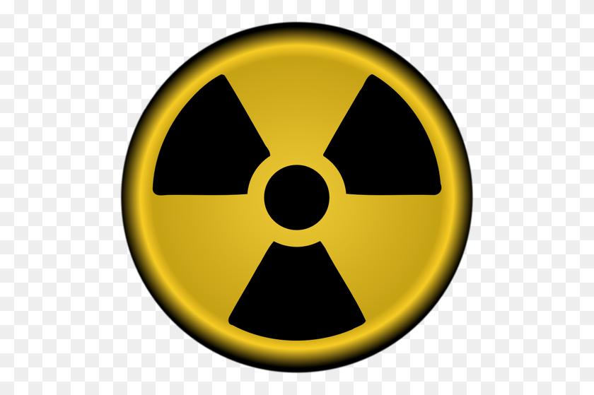 500x499 Vector Clip Art Of Nuclear Radiation Symbol - Radiation Clipart