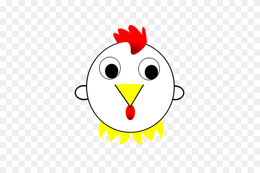 500x500 Vector Clip Art Of Rooster - Rooster Clipart
