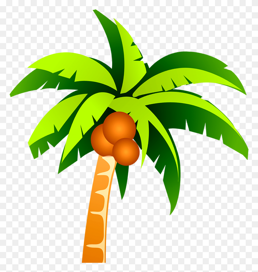 2946x3119 Vector Clipart Coconut Tree - Tree Illustration PNG