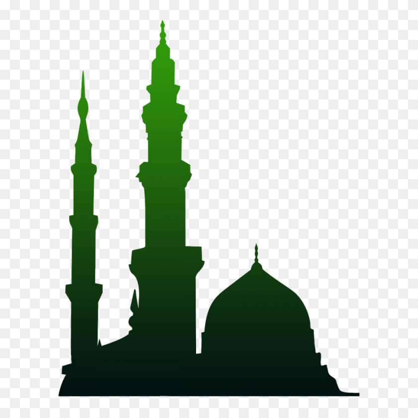 900x900 Vector Clipart Masjid Animated Madina Pictures - Kaaba Clipart