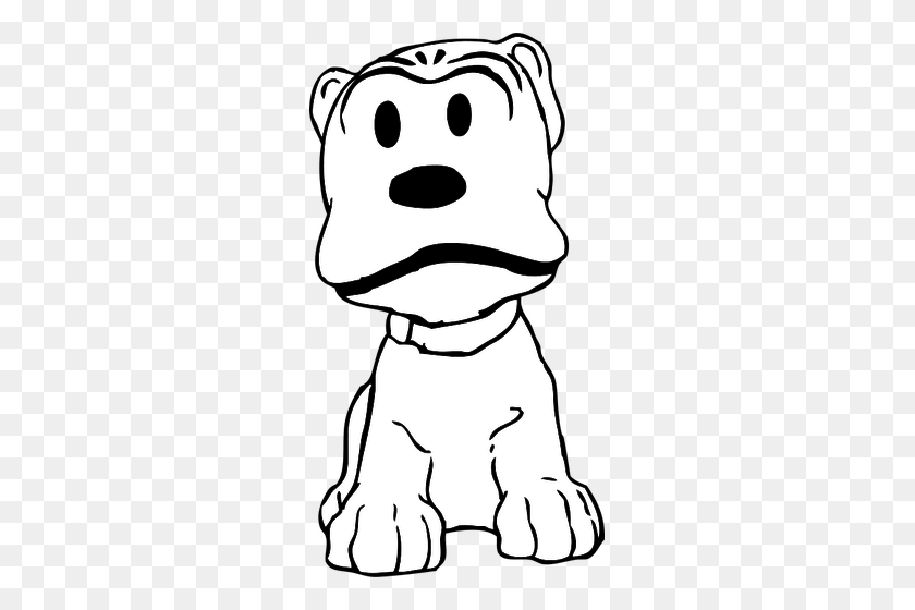 271x500 Векторная Графика Angry Dog - Лай Собаки Клипарт