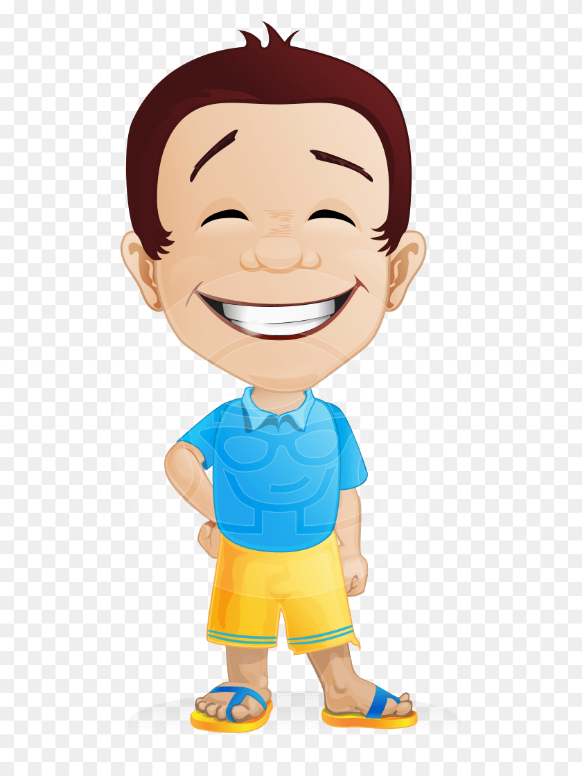 Vector Happy Man Cartoon Character Happy Person Png Flyclipart