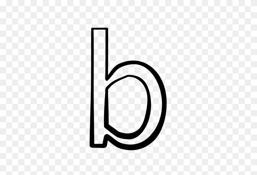 512x512 Вектор Значок Буквы B - Буква B В Png