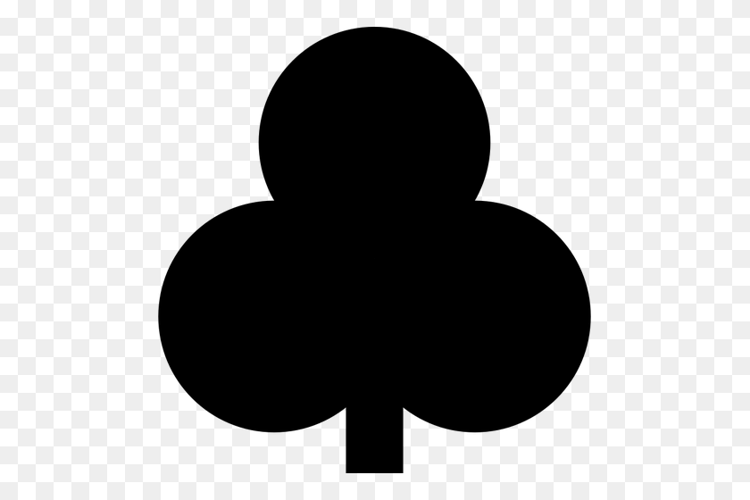 485x500 Vector Image Of Clover Sign For Gambling Card - Gambling Clipart