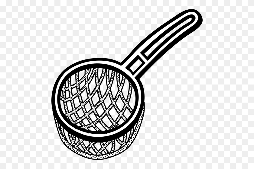 500x500 Vector Image Of Spotty Strainer - Lacrosse Clipart