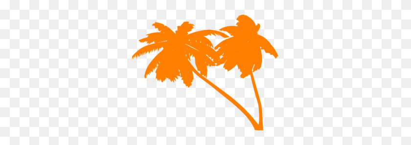 299x237 Vector Palm Trees Clip Art - Palm Tree Leaves Clip Art