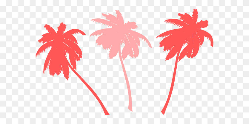 600x359 Vector Palm Trees Png, Clip Art For Web - Palm Tree Clipart PNG
