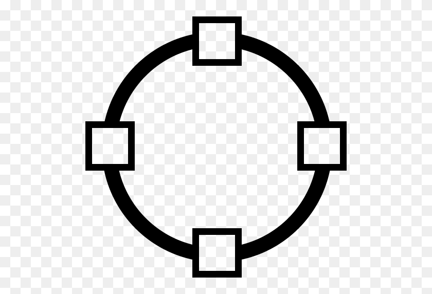 512x512 Vector Path Circle Icon - Circle Vector PNG