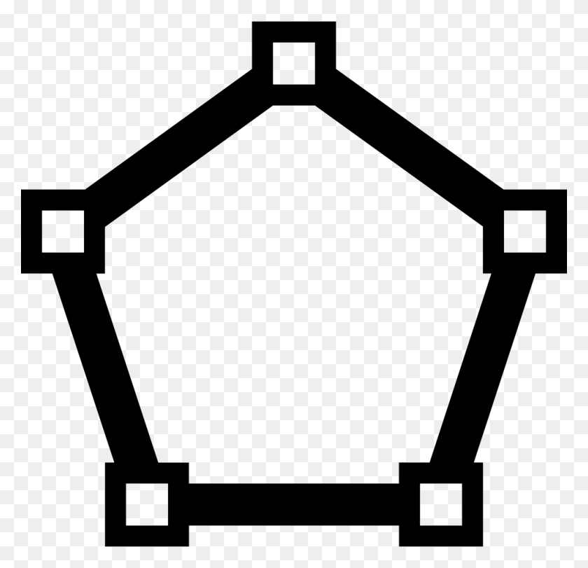 980x944 Vector Path Polygon Png Icon Free Download - Polygon PNG
