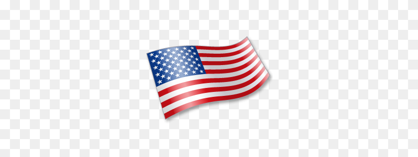 256x256 Vector Png Bandera Estadounidense De Los Estados Unidos - Bandera De Los Estados Unidos Png