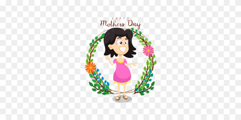 360x360 Vector Pregnant Mother Related Pattern, Pregnancy, Pregnant Woman - Happy Mothers Day PNG