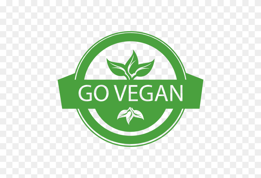 512x512 Etiqueta De La Ecología Vegana Insignia - Vegano Png