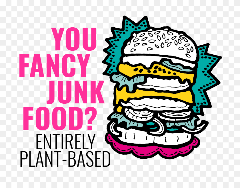 725x600 Веганский Бар Junk Food - You Re Awesome Clipart