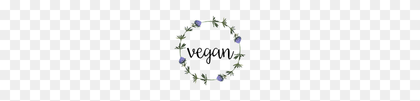 190x142 Vegan Watercolor Flower Wreath - Watercolor Wreath PNG