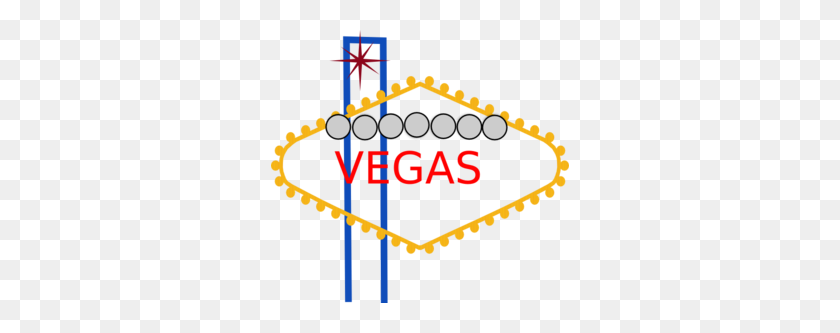 298x273 Las Vegas Pony Sign Clipart - Vegas Png