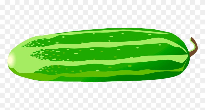 1280x640 Vegetables Clipart Cucumber - Vegetables Clipart Black And White