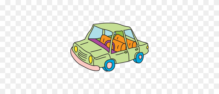 300x300 Vehicle Clipart Drawing - Car On Road Clipart
