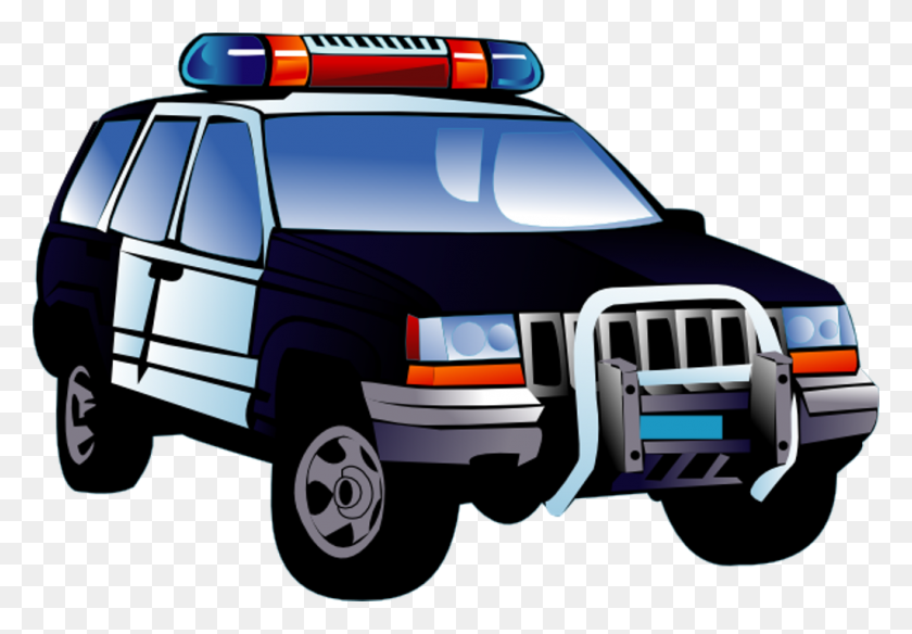 1024x689 Vehicle Clipart Police Car - Cop Badge Clipart