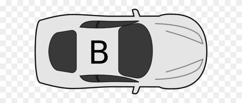 600x297 Vehicle Clipart Top View - Convertible Car Clipart