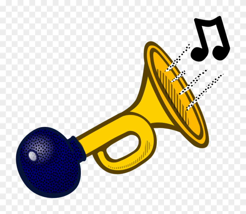 872x750 Vehicle Horn French Horns Air Horn Download - Trumpet Player Clipart