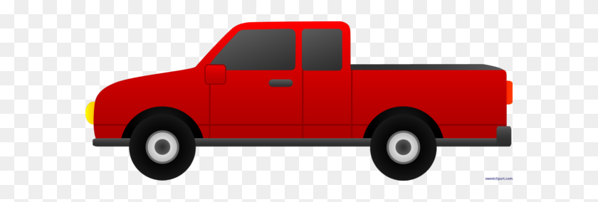 600x224 Vehículos Y Archivos De Viaje - Clipart De Camión Rojo