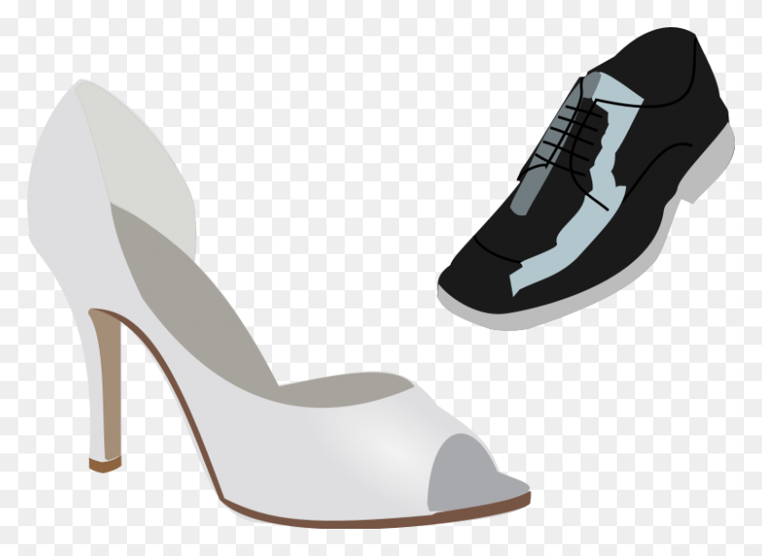 800x568 Veil Clipart Wedding Shoe - Animated Dancing Clipart