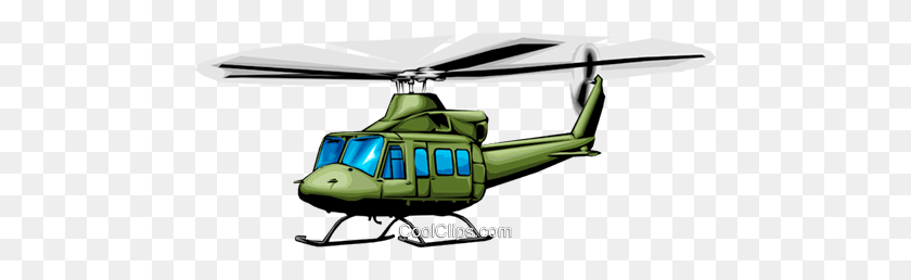 480x198 Векторный Клипарт - Вертолет Apache
