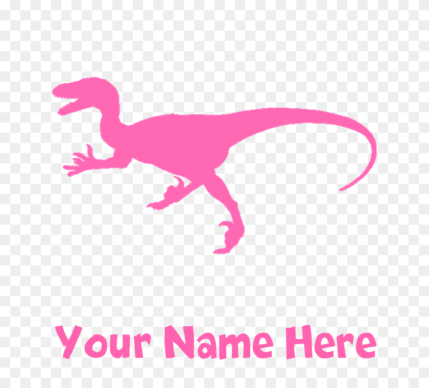 700x700 Velociraptor Silueta - Dinosaurio Silueta Png