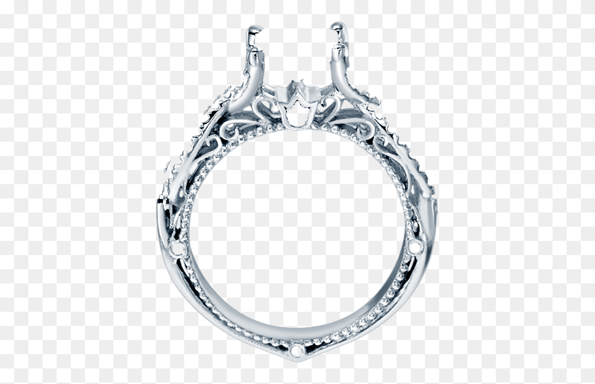 399x482 Venetian From The Venetian Collection Of Rings - Halo Ring PNG