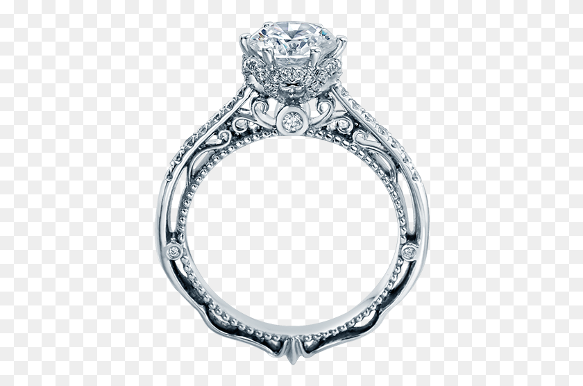 399x496 Venetian From The Venetian Collection Of Rings - Halo Ring PNG