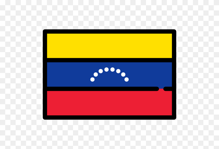 512x512 Icono De Venezuela - Bandera De Venezuela Png